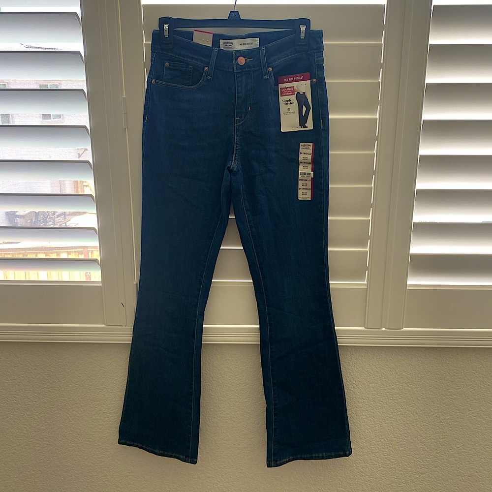 Levi’s stretch mid rise bootcut jeans